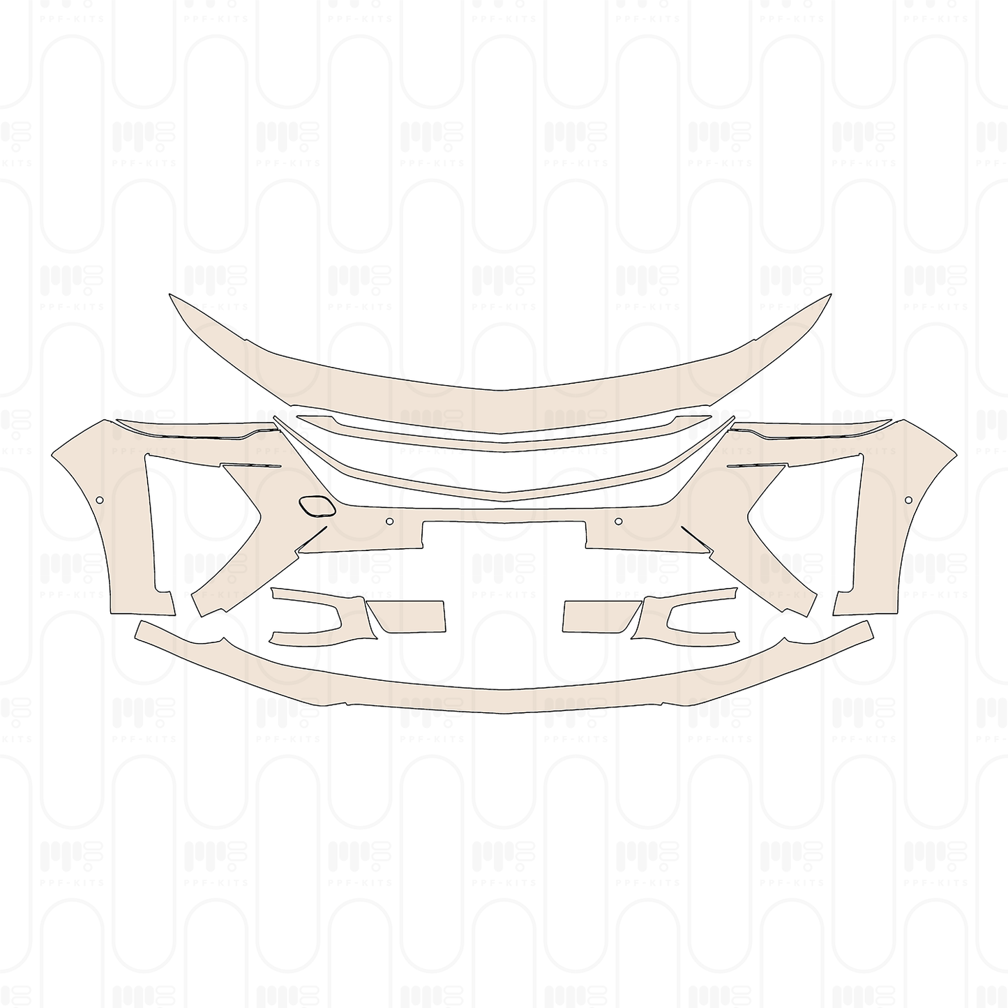 Pre-Cut PPF Cadillac CT6 2025