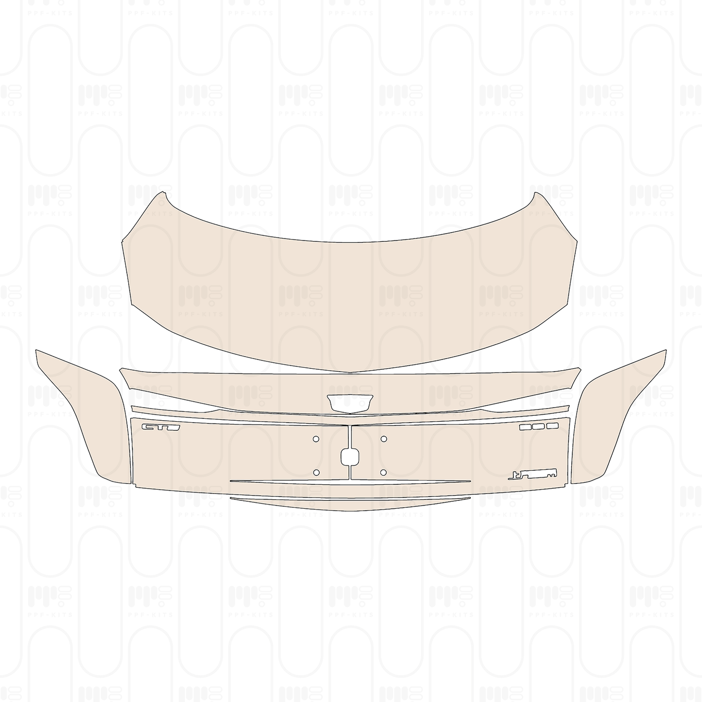Pre-Cut PPF Cadillac CT6 2025