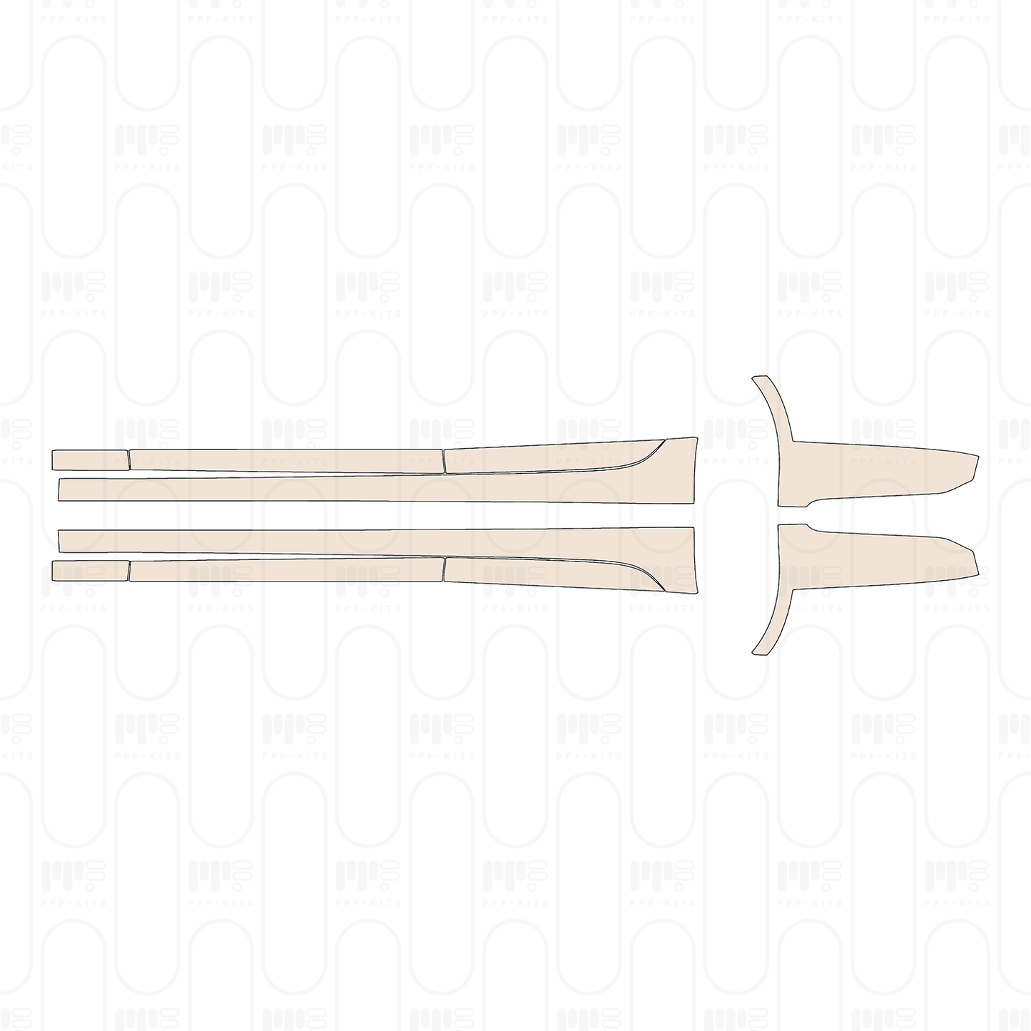 Pre-Cut PPF Cadillac CT6 2025