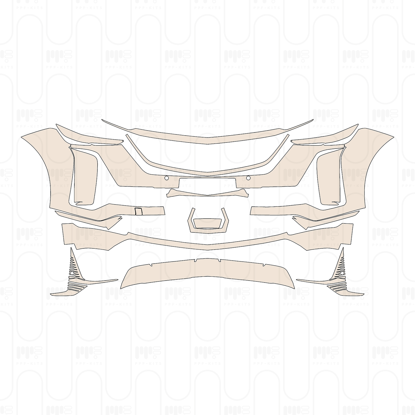 Pre-Cut PPF Cadillac XT5 (CN) 2025