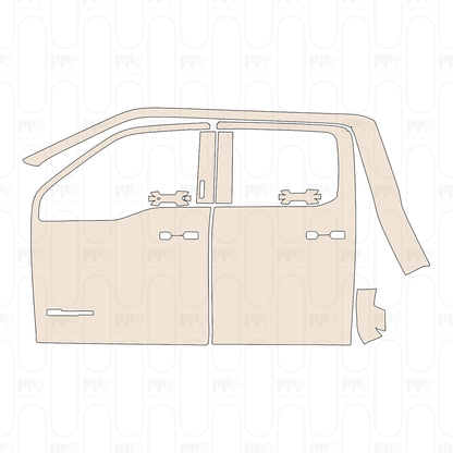 Pre-Cut PPF Ford Super Duty F-250 Crew Cab XLT 2025