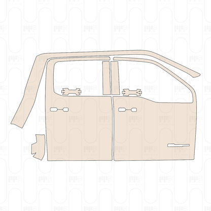Pre-Cut PPF Ford Super Duty F-250 Crew Cab XLT 2025
