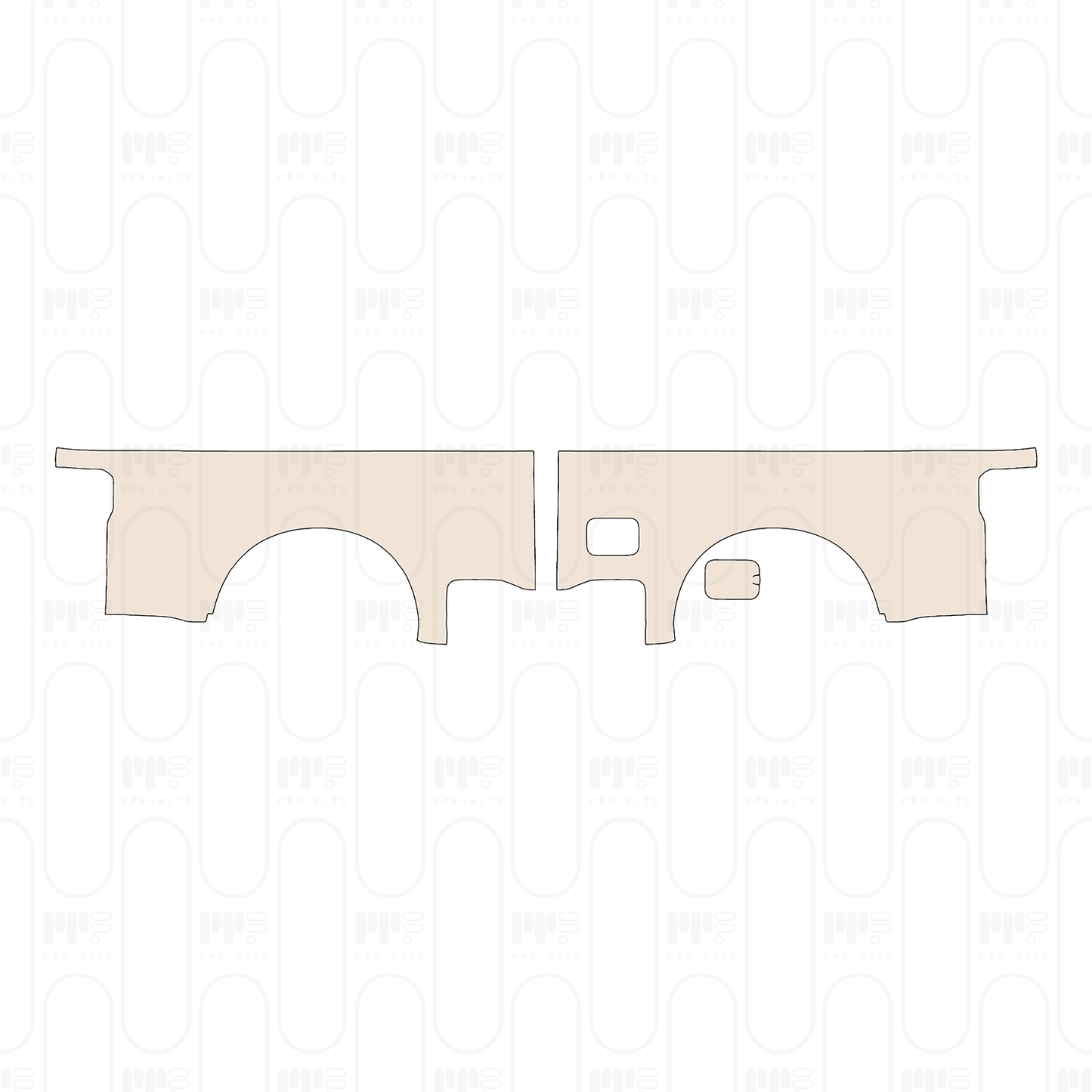 Pre-Cut PPF Ford Super Duty F-250 Crew Cab XLT 2025
