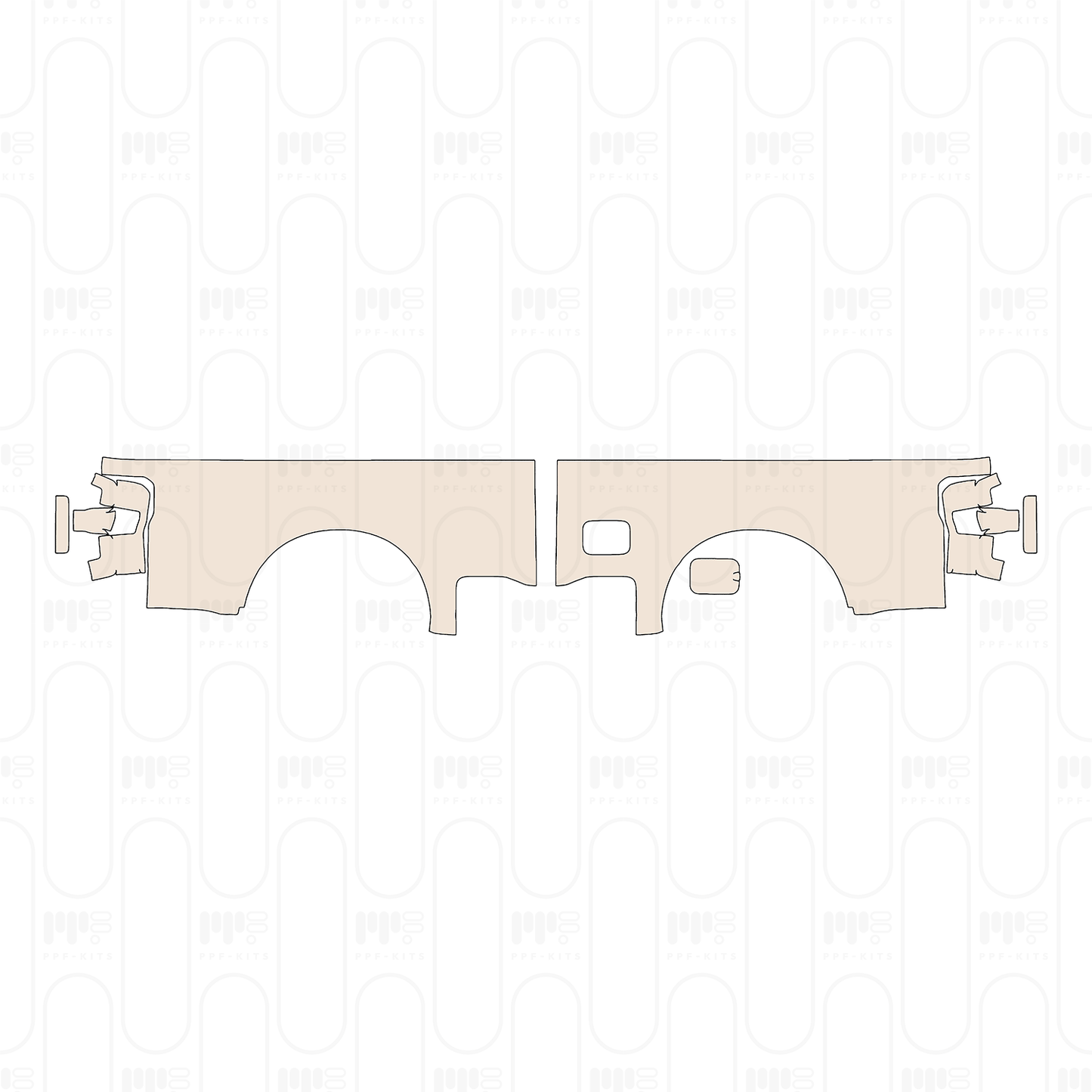 Pre-Cut PPF Ford Super Duty F-250 Crew Cab King Ranch 2025