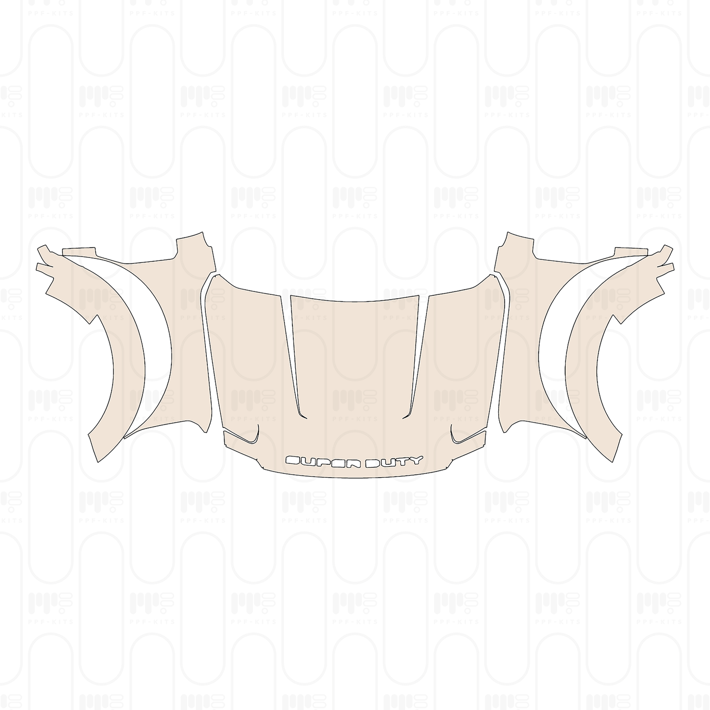 Pre-Cut PPF Ford Super Duty F-450 King Ranch 2025