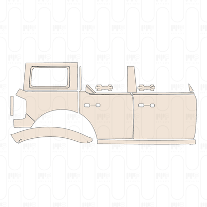 Pre-Cut PPF Ford Bronco 4 Door Big Bend 2025