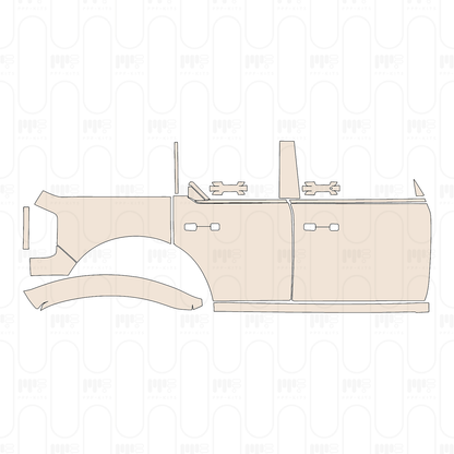 Pre-Cut PPF Ford Bronco 4 Door Big Bend 2025