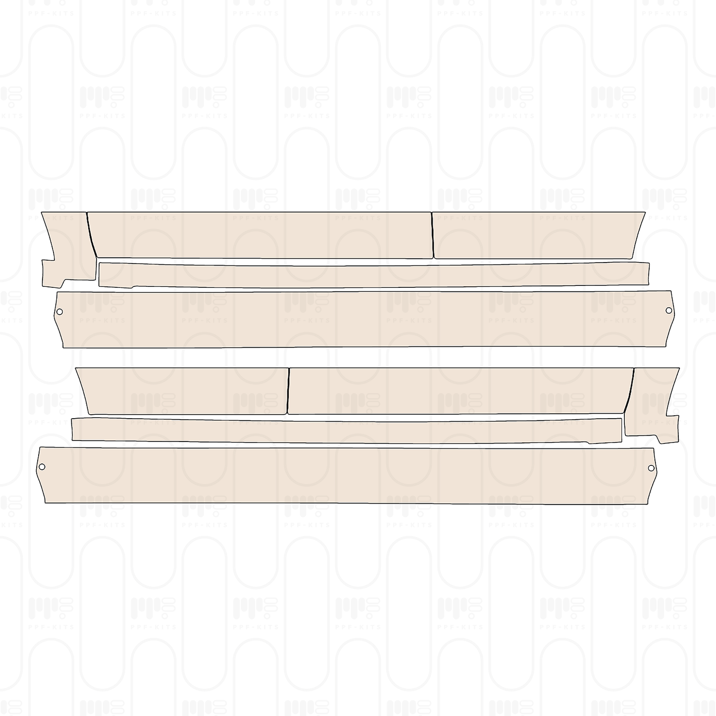 Pre-Cut PPF Ford Bronco 4 Door Badlands 2025