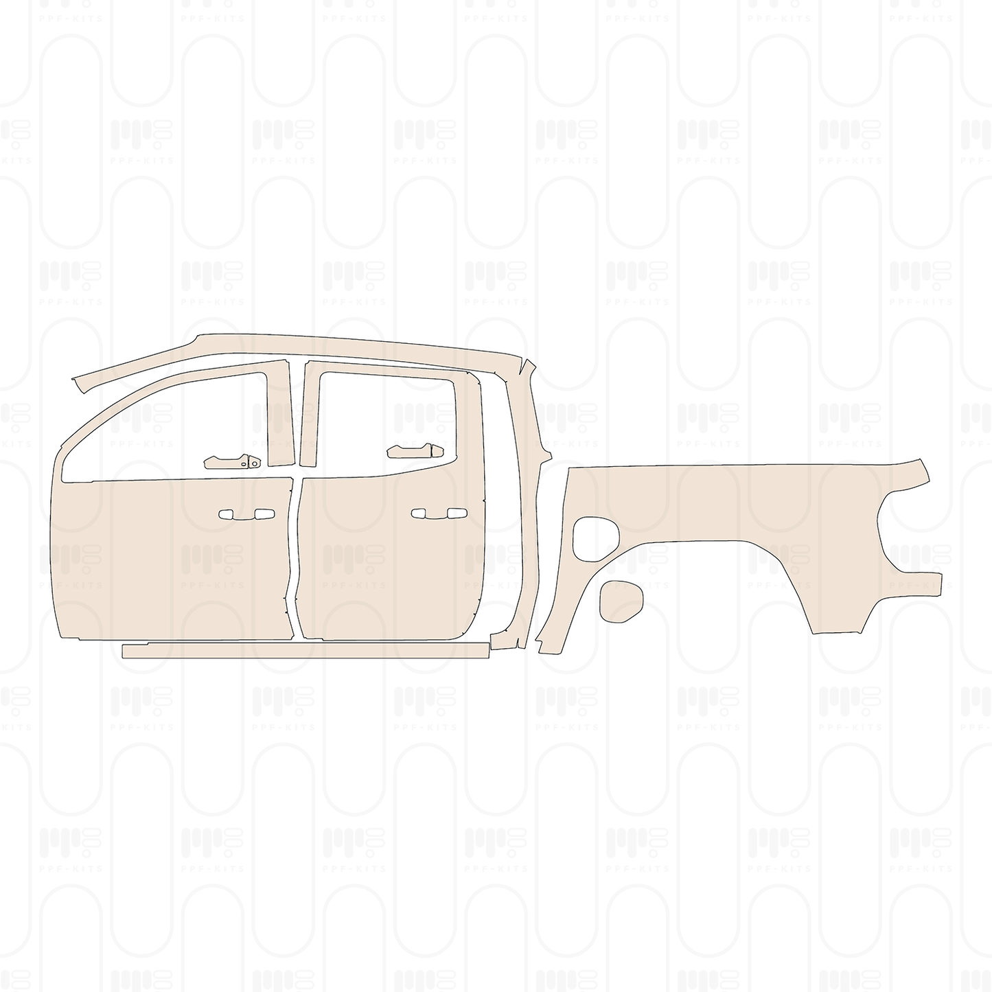 Pre-Cut PPF GMC Canyon AT4X 2026