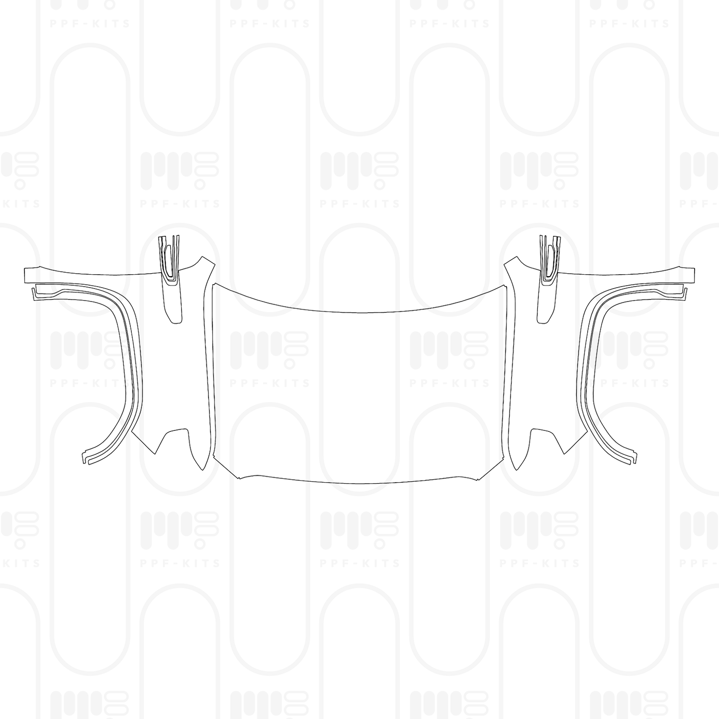 Pre-Cut PPF GMC Sierra 1500 Crew Cab DENALI 2025