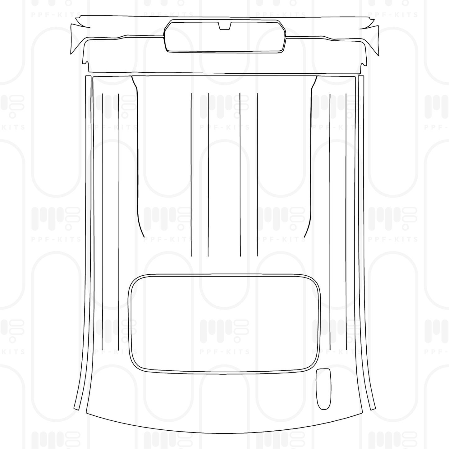 Pre-Cut PPF GMC Sierra 1500 Crew Cab DENALI 2025