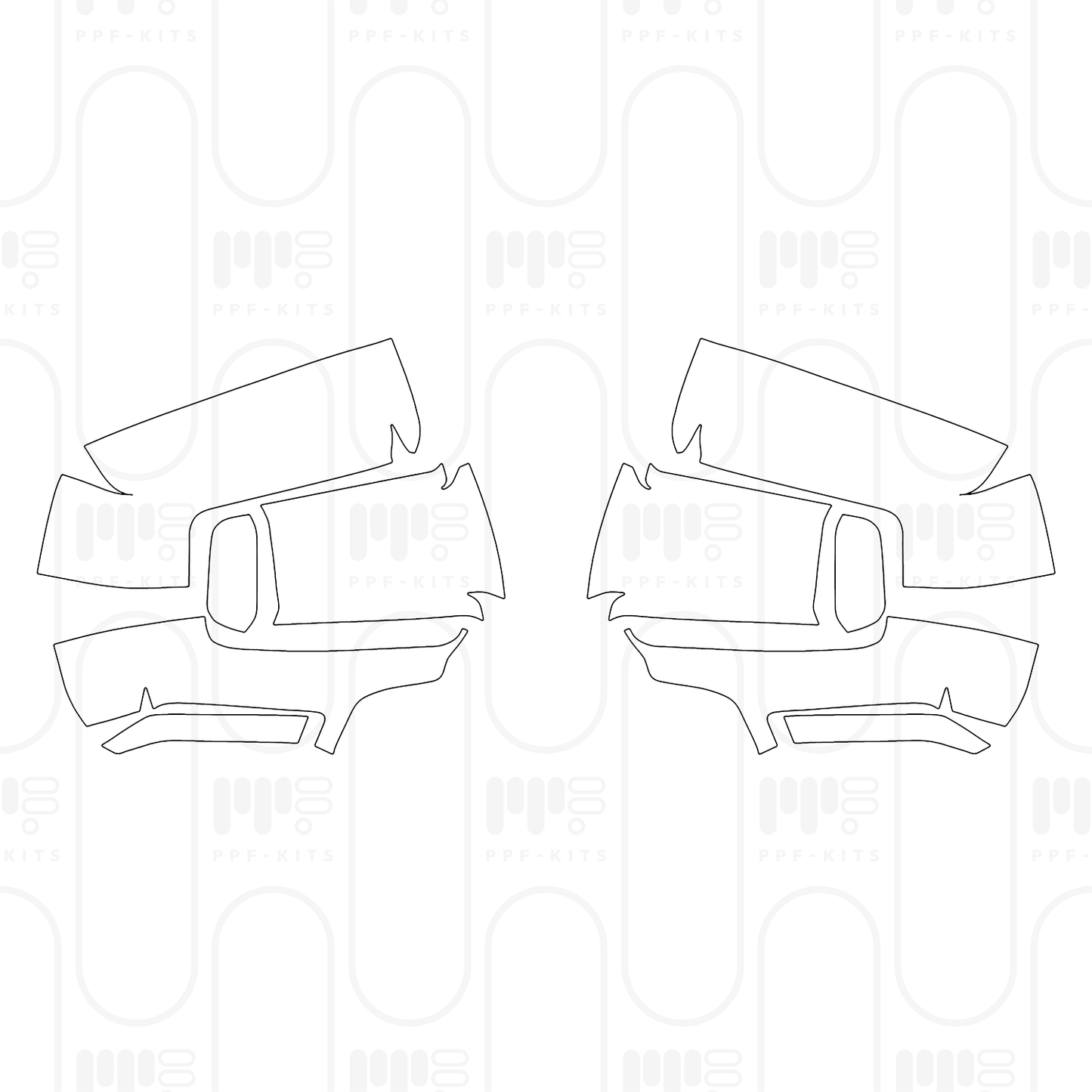 Pre-Cut PPF GMC Sierra 1500 Crew Cab DENALI 2025