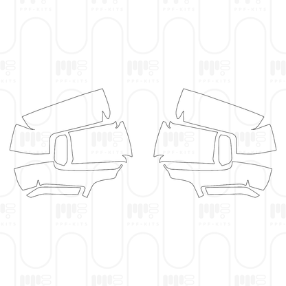 Pre-Cut PPF GMC Sierra 1500 Crew Cab DENALI 2025