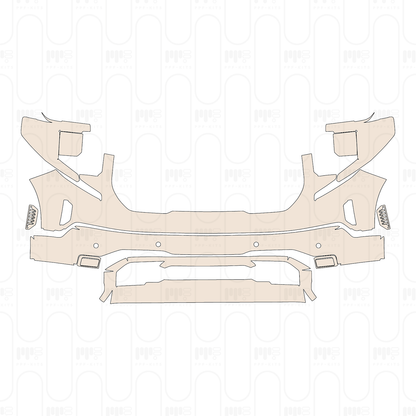 Pre-Cut PPF GMC Sierra 1500 Crew Cab AT4 2026