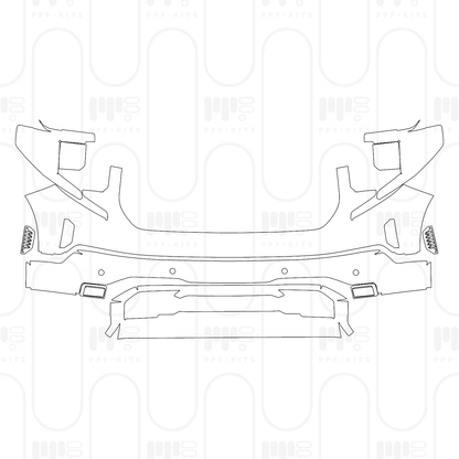 Pre-Cut PPF GMC Sierra 1500 Crew Cab DENALI 2025