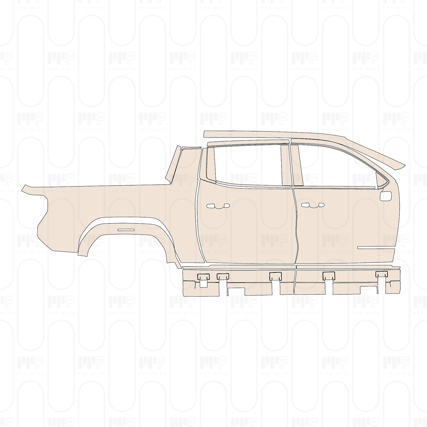 Pre-Cut PPF GMC Sierra EV Max Range Denali 2026