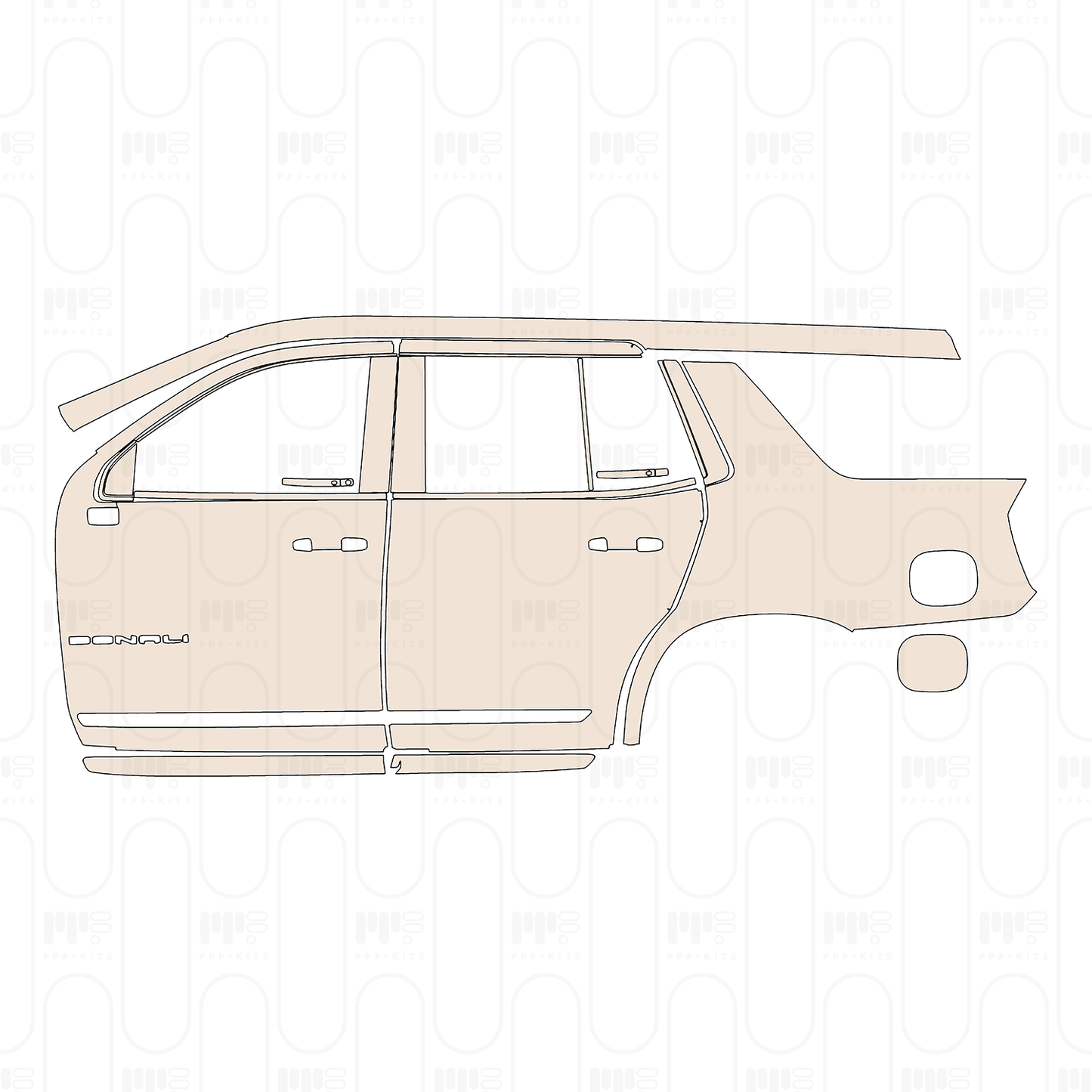 Pre-Cut PPF GMC Yukon Elevation 2026