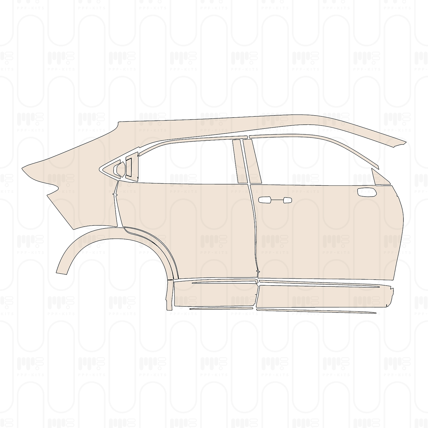 Pre-Cut PPF Honda HR-V (BR) Base 2025