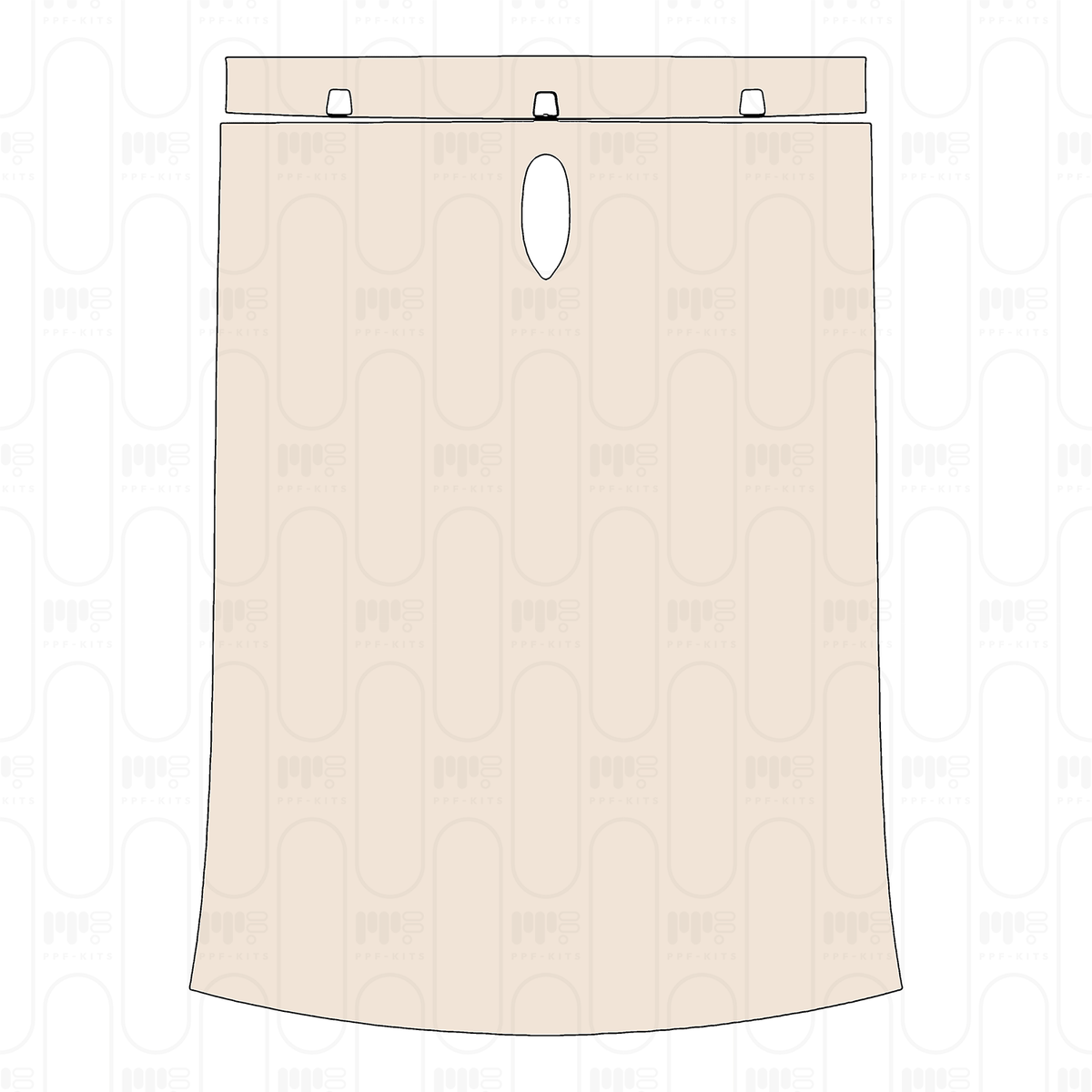 Pre-cut PPF pattern: Roof - Honda