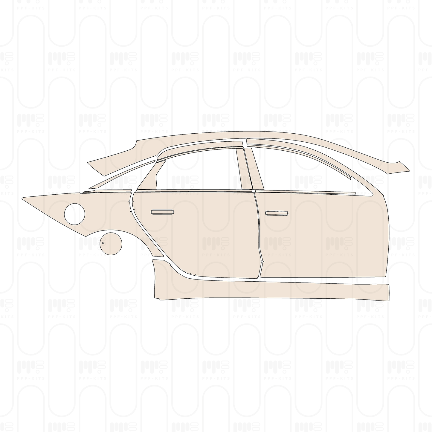 Pre-Cut PPF Hyundai IONIQ 6 (US) Limited 2025