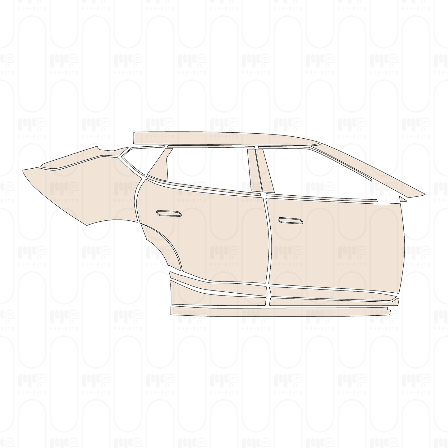 Pre-Cut PPF KIA EV6 (EU) GT-Line 2026