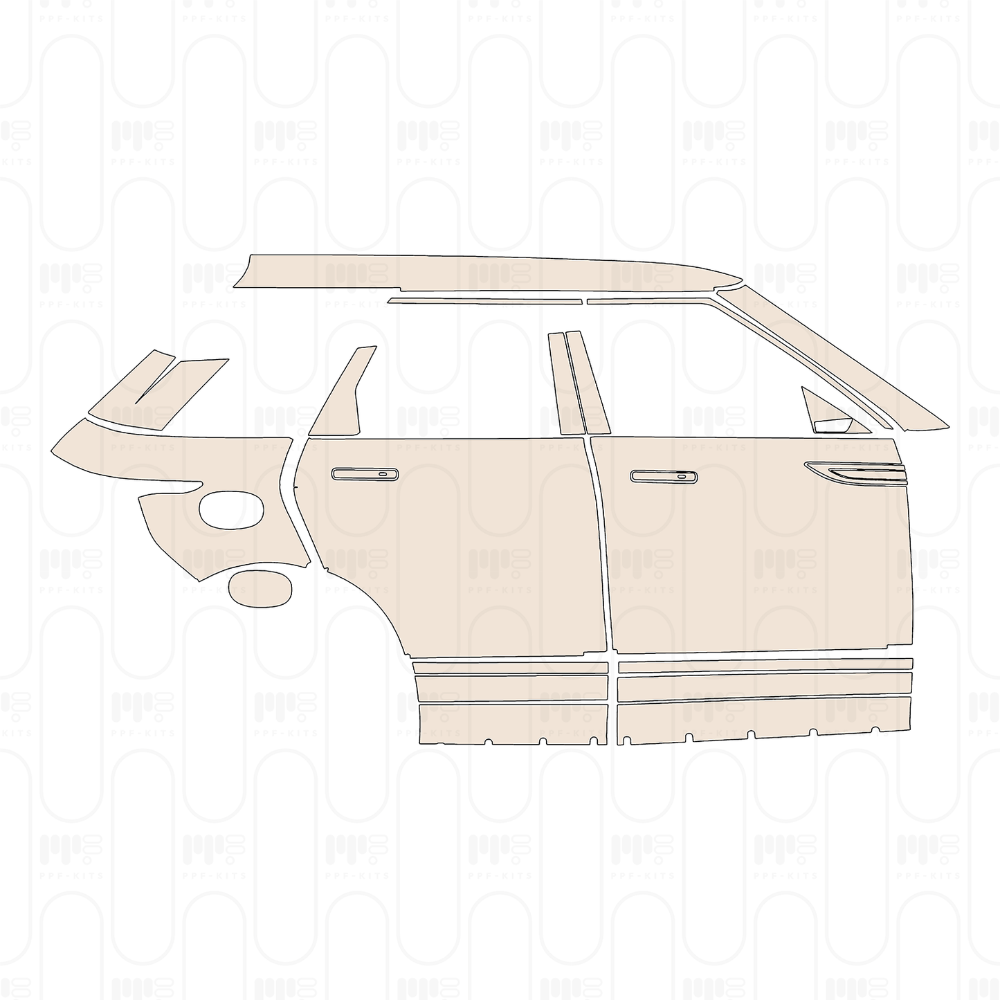 Pre-Cut PPF Land Rover Range Rover Evoque Standard Wheelbase R-Dynamic 2026