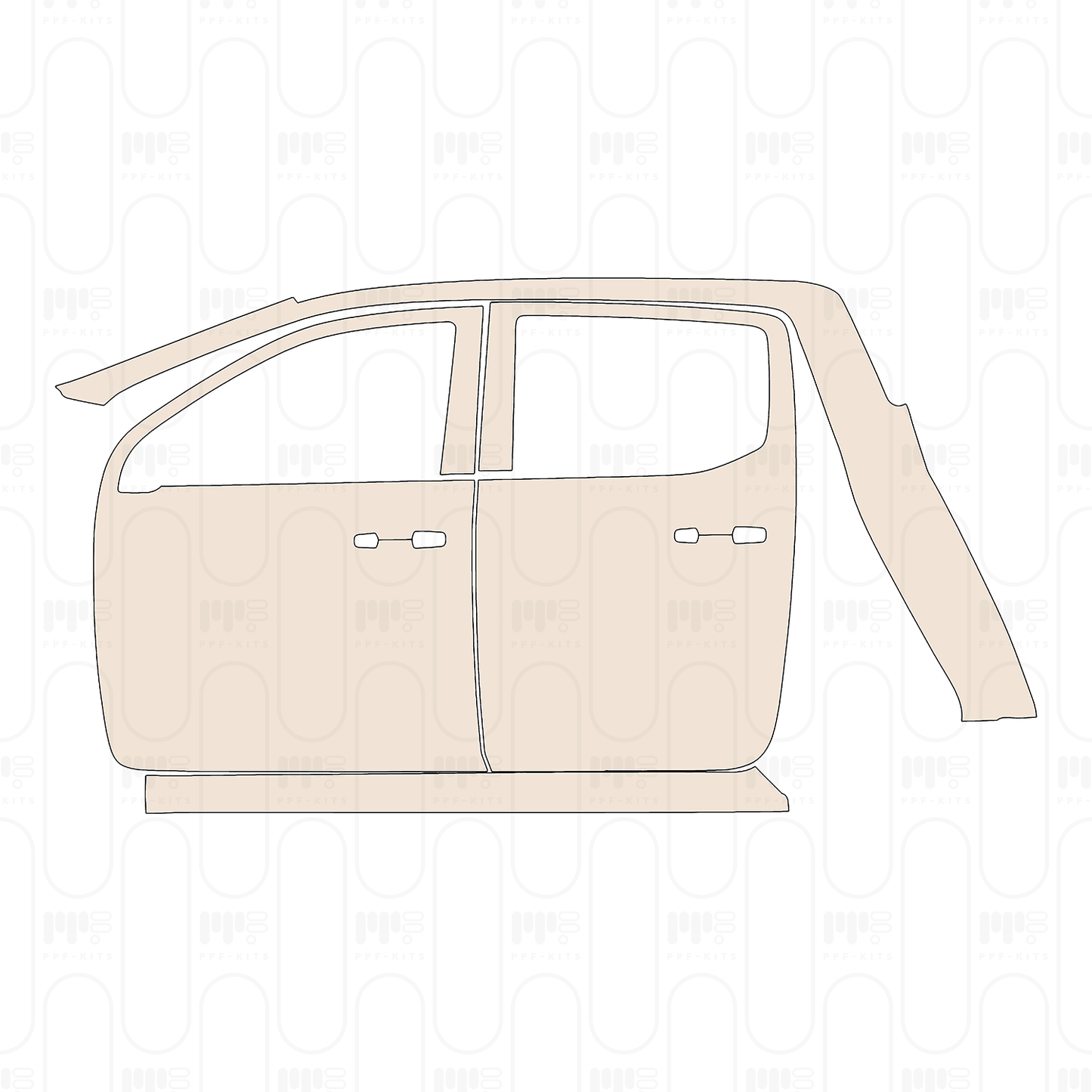(left) Door+Rear Fender+Side Skirt