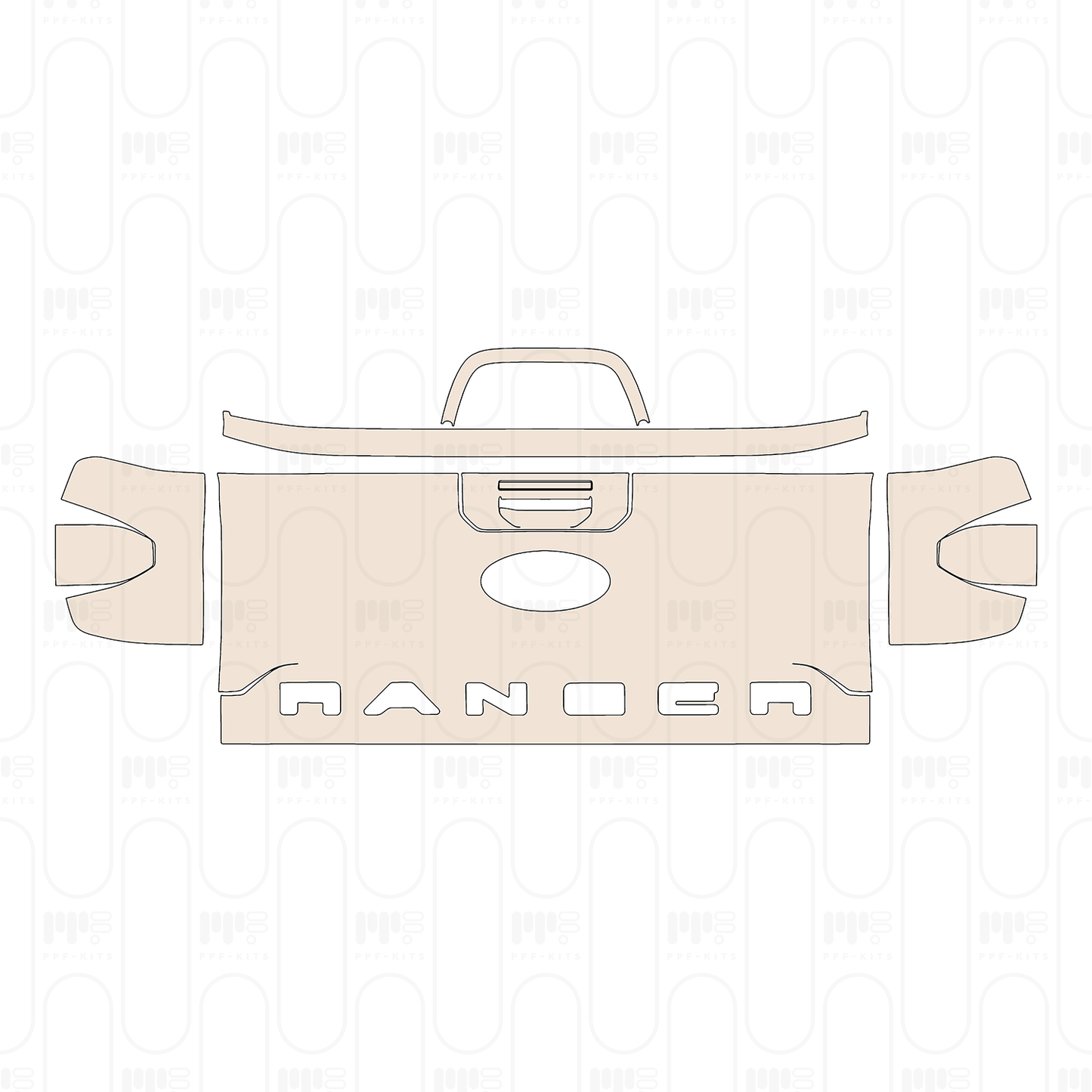 Trunk Lid with "RANGER" Emblem