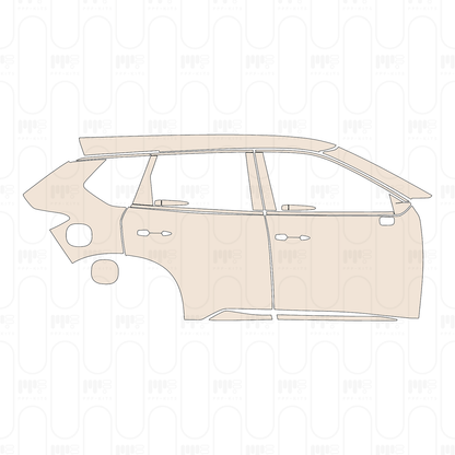 (right) Door+Side Skirt+Rear Fender