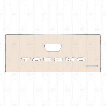 Trunk Lid with "TACOMA" & "iFORCEMAX" Emblems