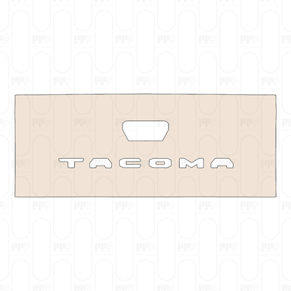 Trunk Lid with "TACOMA" Emblem