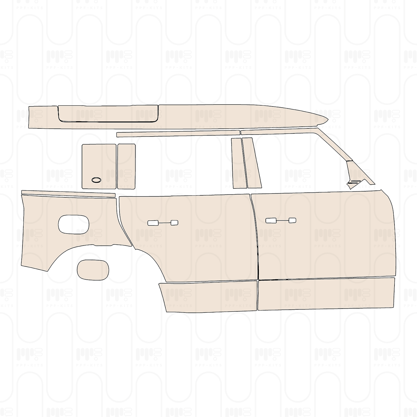 Pre-Cut PPF Land Rover Defender 110 Diablo Special Edition (China only) 2025