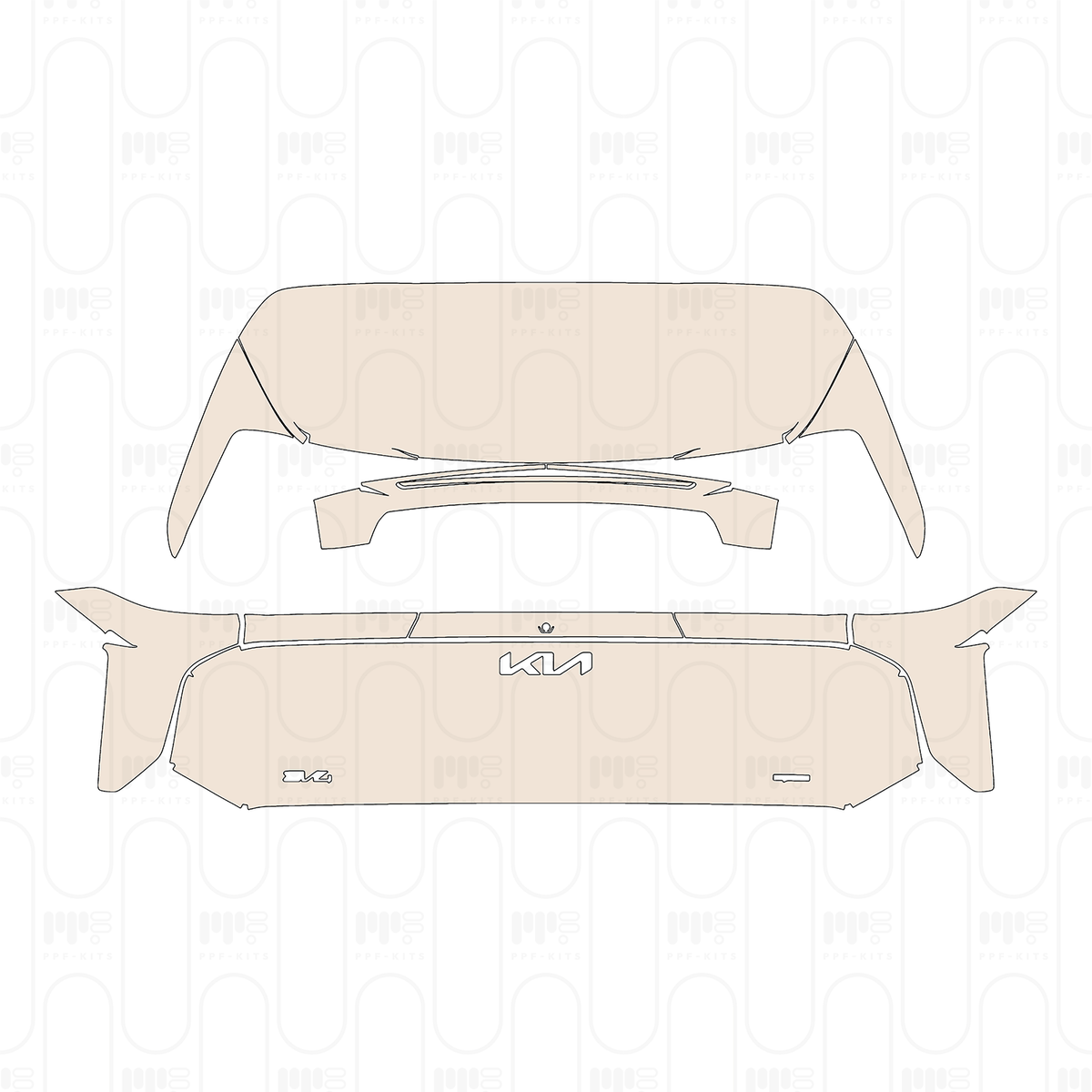 Trunk Lid with "EV4" & "GT-Line" Emblems