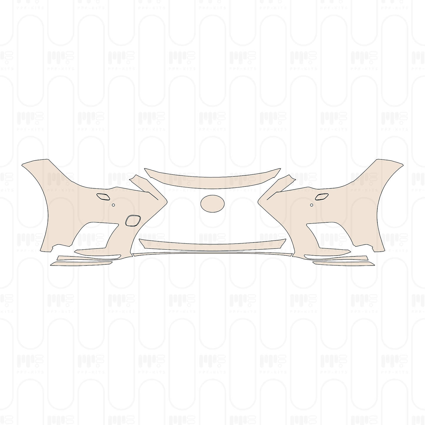 Pre-Cut PPF Lexus LS Hybrid Base 2025