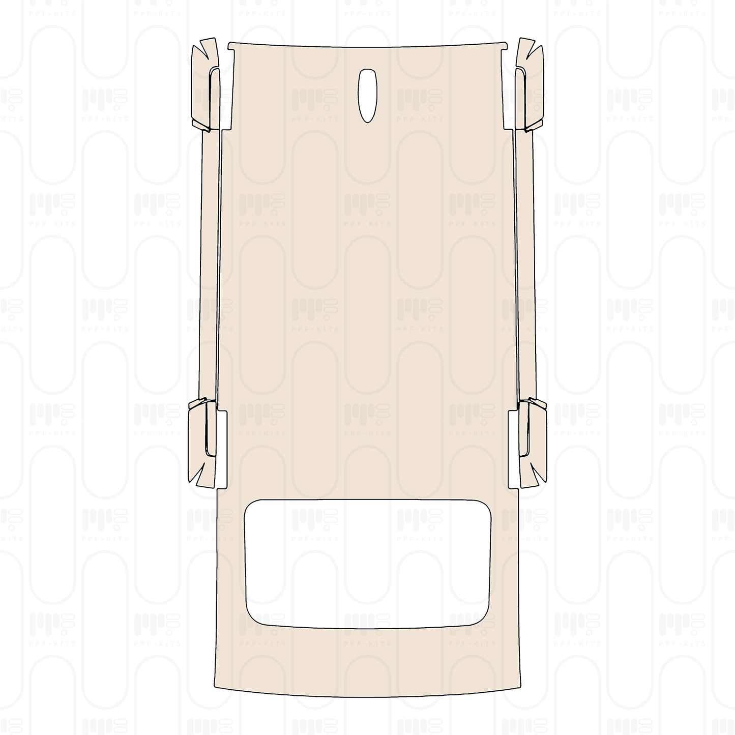 Roof with sunroof