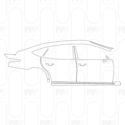 Pre-Cut PPF Lexus LS Fuel Base 2025