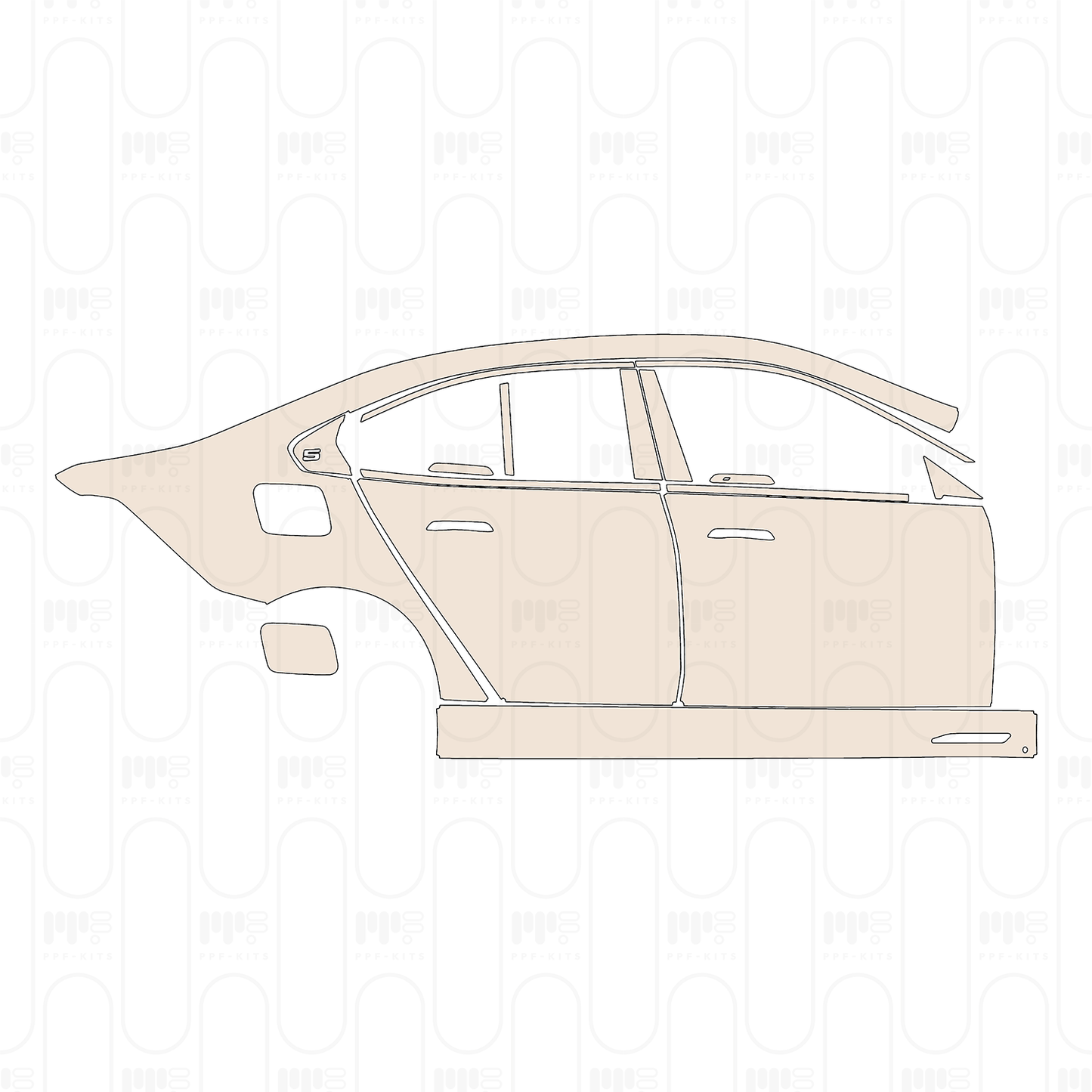 (right) Door+Side Skirt