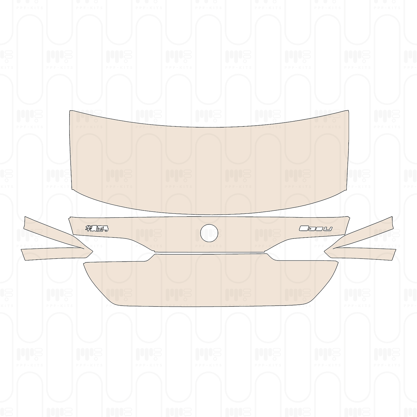 Trunk Lid with "BMW Brilliance" & "530Li" Emblems