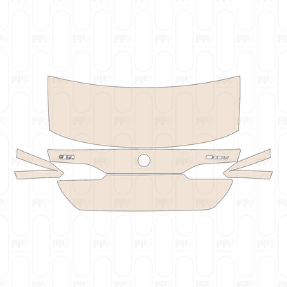 Trunk Lid with "BMW Brilliance" & "530Li" Emblems