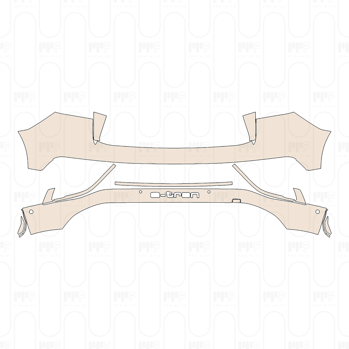 Rear Bumper with 4 PDC (Parking Sensors)