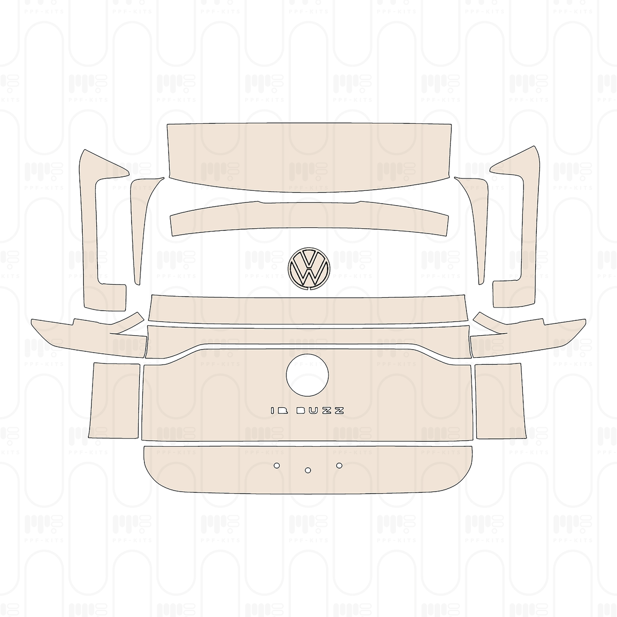 Trunk Lid with "ID BUZZ" Emblem