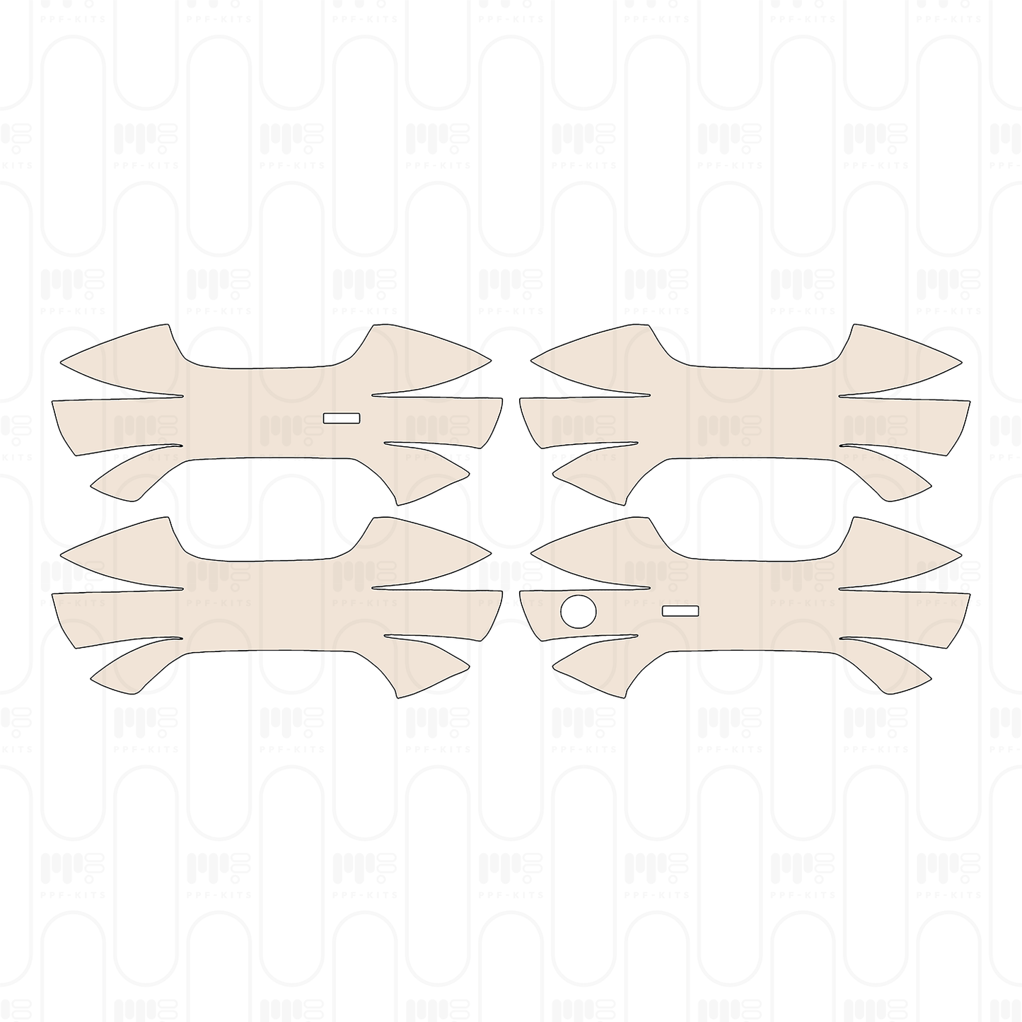 Door Handle for right-hand drive vehicles