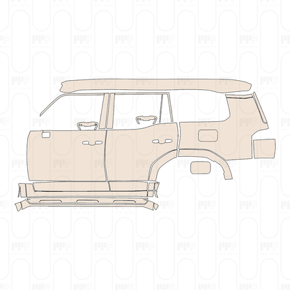 Pre-Cut PPF Lexus GX (US) Luxury+ 2026