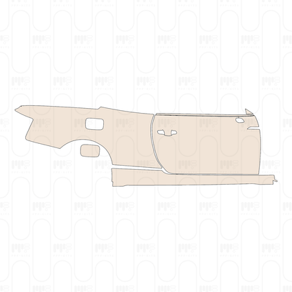 (right) Door+Side Skirt+Rear Fender