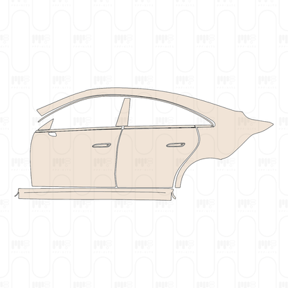 Pre-Cut PPF Mercedes-Benz CLA Sedan AMG Line with EQ Technology 2026