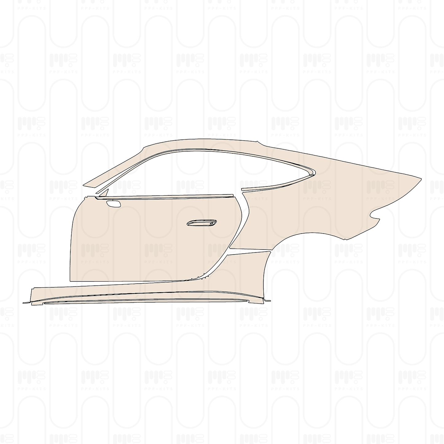 Pre-Cut PPF Mercedes-Benz AMG GT 2-Door AMG GT 55 2026
