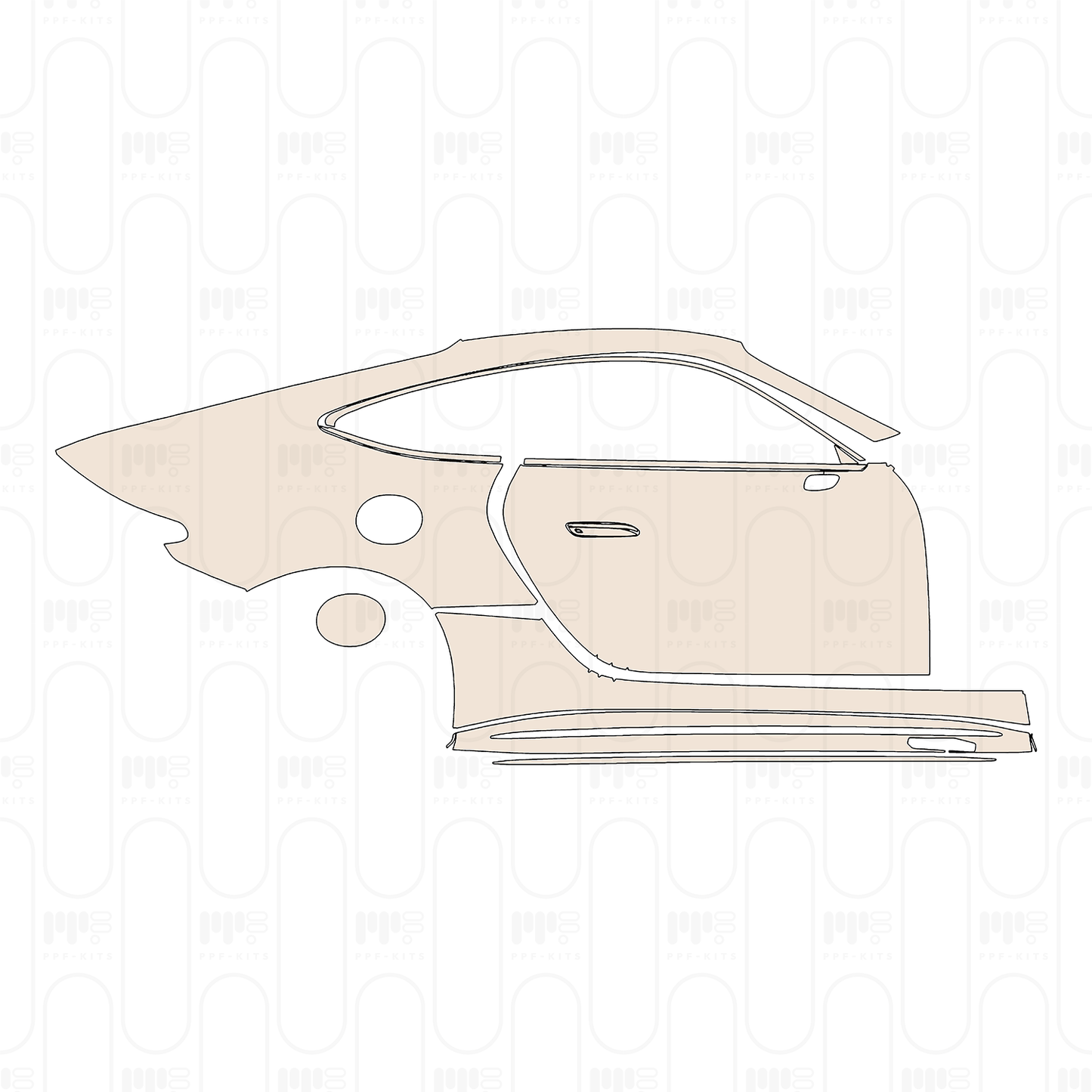 Pre-Cut PPF Mercedes-Benz AMG GT 2-Door AMG GT 43 2026