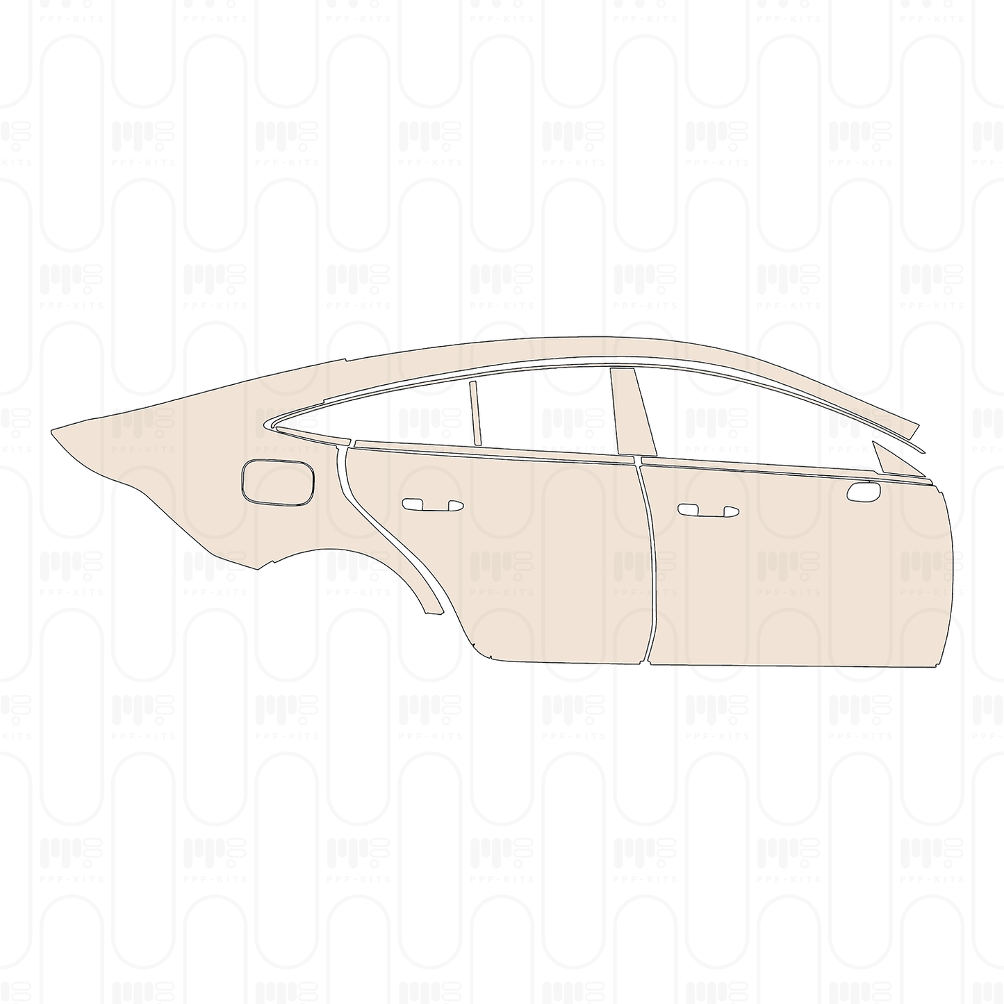 Pre-Cut PPF Mercedes-Benz AMG GT 4-Door 53 2026
