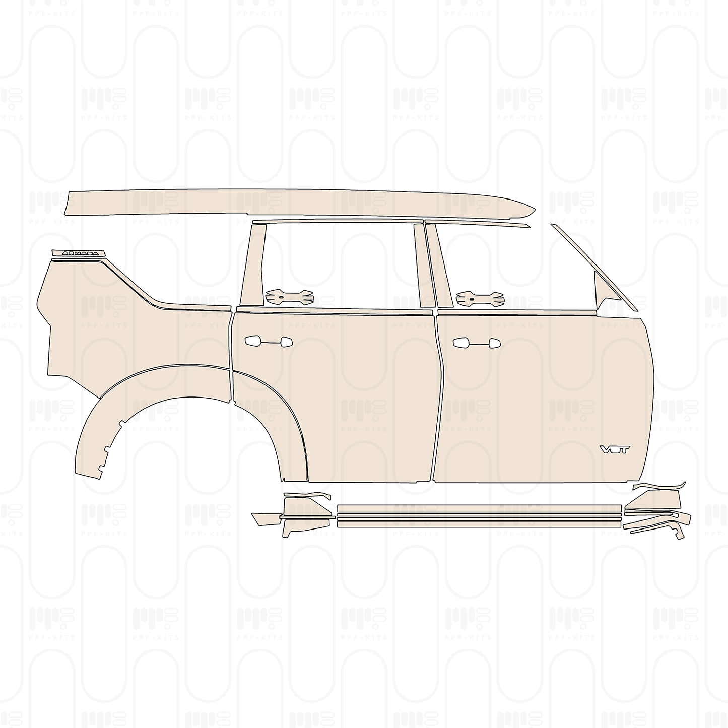 Pre-Cut PPF Nissan Armada (US) Nismo 2026
