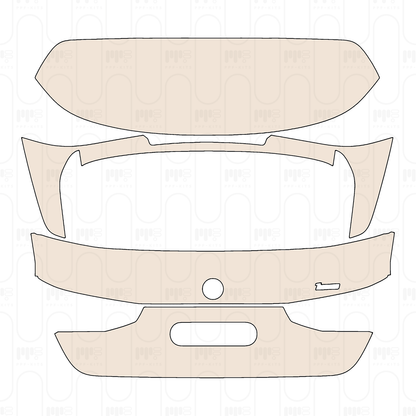 Trunk Lid with "120" Emblem